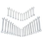 32-piece Combination Wrench Set Sae Metric Tool Storage Case Durable Steel New