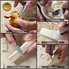 Wood Carving Kit  16pcs Deluxe Whittling Set With 8pcs Whittling Knives   4pcs D