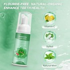 Fluoride Free Foam Kids Toothpaste - Natural Teeth Clean And Whitening Toothpast