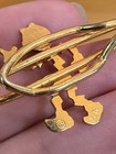M r  Vintage Enamel Reddy Kilowatt Gold Tone Tie Bar