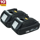 2x 18v 3000mah Li-ion Bl1815 Battery For Makita Bl1830 Bl1840 Bl1850 Bl1860 New
