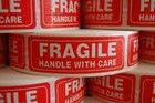 1 Roll 1000 1 X 3 Fragile Handle With Care Stickers Labels  Easy Peel And Apply 