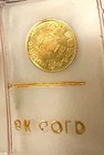 Imperio Mexicano Maximiliano Mini Gold Tokens     8k Gold       Gram     Qty Avail