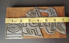 Vintage Printing Letterpress Wooden Block Press  Metal The Hot Line Telephone