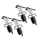 4 Pcs Oil Bottle Pourer Wine Stopper Spout Liquor Bottle Pourers