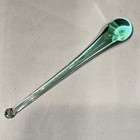 Rare Antique Aqua Crystal Prisms Chandelier Lamp Parts Suncatcher 5 25 