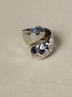 Vgt 925 Sterling Silver Hammered Wrapped Ring Size 8 Adjustable 2 Any Size