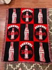 Vintage Coca-cola Woven Throw Blanket Afghan Always Coca-cola Reversible Fringev