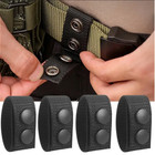 4pcs Duty Belt Keepers Police Security Tactical Belt Keeper With Double Snap Usa