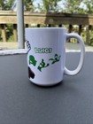 Rare Luigi Ceramic Mug White W  Graphic Coffee Tea Collectible