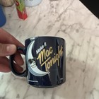 Mcdonald s Mac Tonight Blue Advertising Mug  1988 Collectible