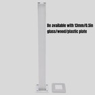 Glass Railing Post mid Post 65cm 304 Stainless Steel Balustrade For Balcony Deck