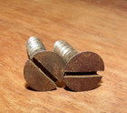 Set Of 2 Vintage Antique Singer Treadle Sewing Machine Base Mounting Screws