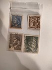 Four Different Nazi Era German Stamps Hitler-putsch