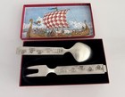 Konge Tinn Norwegian Pewter 8 5  Serving Utensils
