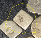 Ancient India Silver Punchmark Coins Mauryan Period 322 -- 185 Bc