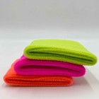 Couver Neon Unisex Dual Layer Athletic Sweat Sport Wristband  pair 