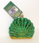 2019 Old World Christmas - Proud Peacock -blown Glass Ornament New W tag 16074