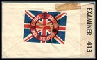 Great Britain Kgvi Perfins On Trans Atlantic Airmail Censored  Cover