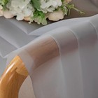  Sheer Curtains 45 Inch Long 2 Panels  Light 42 w X 45 l  pack Of 2  Light Grey