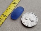 Genuine Beach Sea Glass Surf Tumbled Cornflower Light Blue Medium Frosted L08
