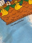 Vintage 1980 s Walt Disney Mickey   Friends Twin Fitted Sheet 