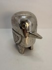 Vintage Chrome Metal Abstract Bird Penguin Hummingbird Bird Figurine