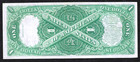 1917  1 Red Seal Legal Tender Note   Fr-36   Nice Bright About Uncirculated
