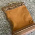 Vintage Money Bag Key Locking Canvas Leather Faberkin Fond Du Lac  Wi