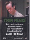 2019 Twin Peaks Sheriff Patch Card Sp3 Andy Brennan