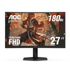 Aoc C27g4x 27  Va Curved Gaming Monitor Fhd 1920x1080 180hz Hdr10 0 5ms Black