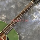 Olive Green J-45 Acoustic Electric Guitar Big Rosewood Fretboard Free Shipping