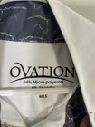 Ovation Equestrian Top S White Preppy Show Horse Showcase Neutral Rashguard Chic