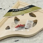 New Star Design Wood Solid Hardwood Corbel Shelf Bracket 10x10   