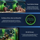 New Aquarium Digital Thermometer Led Fish Tank Temperature Gusge Touch Screen Us