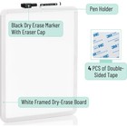 - Magnetic Whiteboard Dry Erase  12x16 Inches  Dry Erase Board With Black Fine