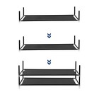 Shoe Rack Organizer Storage 25 Pairs Shoes Shelves Space 5 Tier Racks Standing