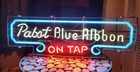 Vintage Pabst Blue Ribbon Beer Neon Beer Sign