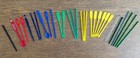 Vintage Swizzle Sticks Cocktail Stir Sticks Plastic Glass Lot Of 30 Grand Hotel