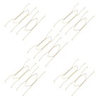  10 Pcs Spring Hanging Pan Hook Plate Wall Hangers Wire Holder For Decorative
