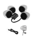 Boss Audio Mc470 1000w Bluetooth 4-speaker System Kit Chrome
