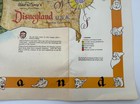 Nice  Vintage 1958 Big Disneyland Map Version C  Disney Souvenir Tomorrowland