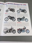 Harley Davidson New Old   Stock Amf  1974   sales  Model Advertising Brochure 