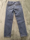Boys Blue Denim Jeans Straight Leg Regular Fit Medium Wash Zip Button Pockets
