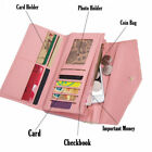 Women Lady Long Leather Wallet Clutch Case Card Holder Purse Phone Handbag Bag