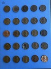 Mixed Us Coin Collection Lot - Pennies  Dimes  Half Dollars   Dollar Coins