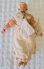 Vtg Dolls 1900   s Handmade   Plastic Celluloid Doll Lot Of 5 