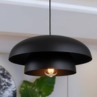 15 7  Black Modern Pendant Light Fixtures  Kitchen 15 Inch Black-double-large