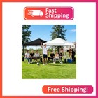Sanway 10x10 Pop Up Canopy Tent  One Push One Person Setup  Light Black