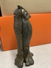 A c  Williams  be Wise Save Money  Owl Figural Cast Iron Coin Bank  Early 1900 s